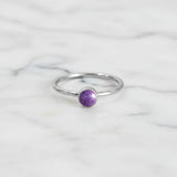 Ring with Ashes in Solitary Circle