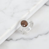 Ashes Ring in Oval Silver