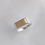 Ring with Sand · Silver Seal