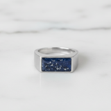 Ashes Ring in Silver Seal