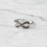Silver Ring with Ashes in Infinity