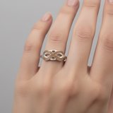 Silver Ring · Infinity with Your Pet's Fur