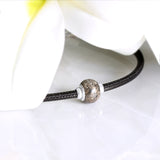 Pet Ashes Charm with Silver Grommets