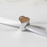 Charm with Fur · Silver Heart with Your Pet's Fur