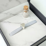 Charm with Pet Ashes in Silver Heart