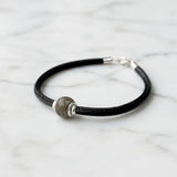 Pet Ashes Charm with Silver Grommets