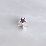 Charm with Pet Ashes in Silver Star