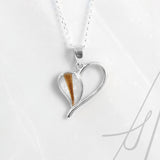 Pet Hair Pendant in Beating Heart