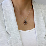 Silver Pendant · Hoop with Hearts and Sphere with Pet Ashes