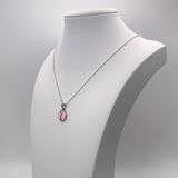 Pet Hair Pendant in Silver Circle
