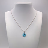 Pet Hair Pendant in Silver Circle