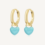 Heart Hoop Earrings