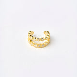 Double Zirconia Earcuff