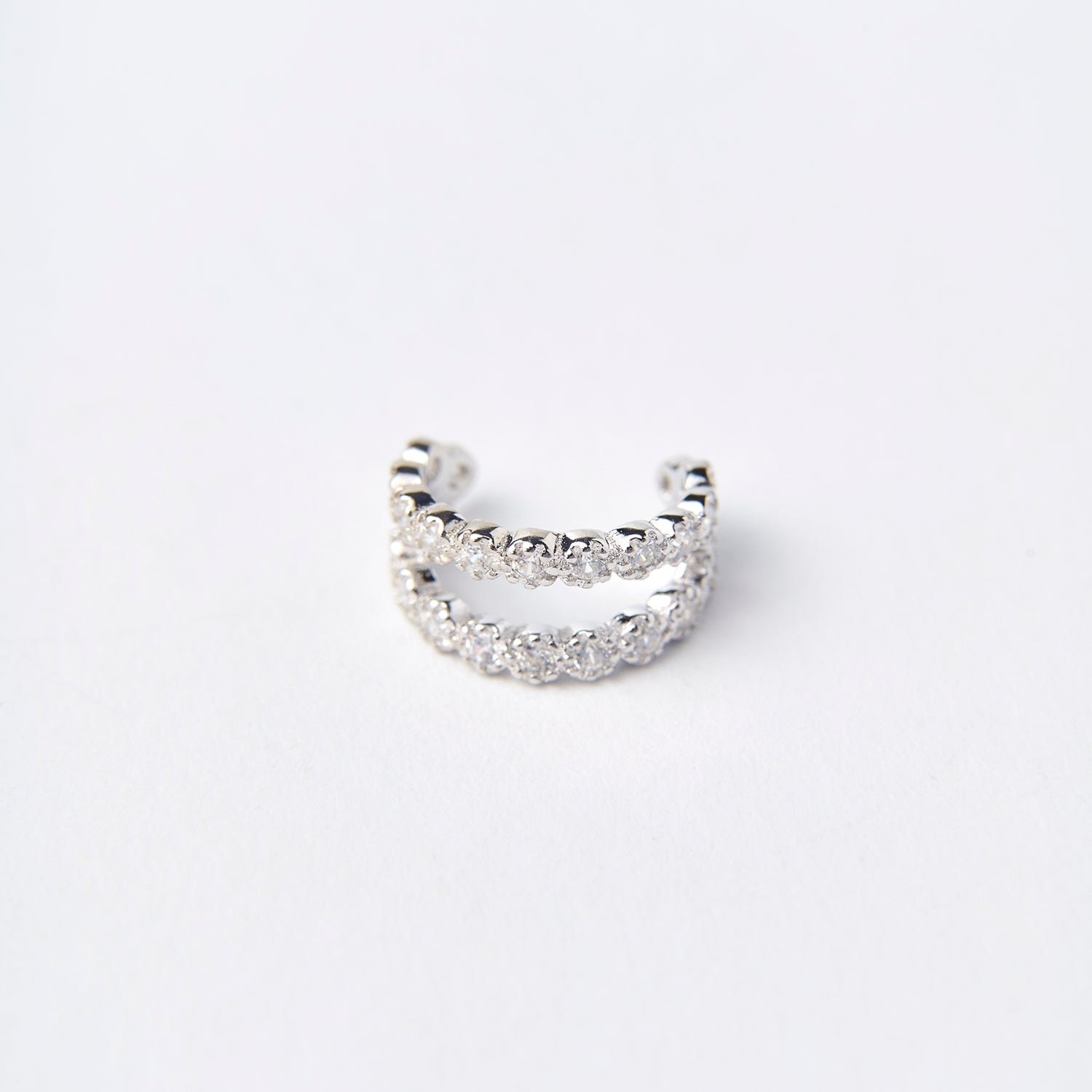 Double Zirconia Earcuff
