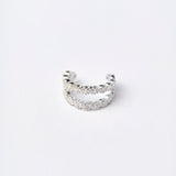 Double Zirconia Earcuff