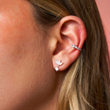 Drop-Shaped Zirconia Earcuff