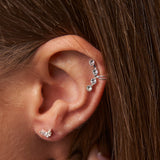Earcuff with Four Zirconias