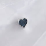Charm with Pet Ashes in Silver Heart