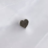 Charm with Pet Ashes in Silver Heart