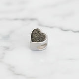 Charm with Ashes in Silver Heart