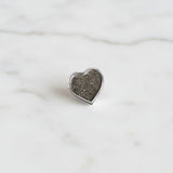 Charm with Ashes in Silver Heart