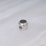 Charm with Pet Ashes in Silver Circle