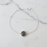 Ashes Bracelet in Circle, Oval or Heart of Silver