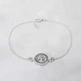 Bracelet with Ashes in Silver Tree of Life
