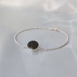 Bracelet with Sand · Silver Circle with Sand or Soil