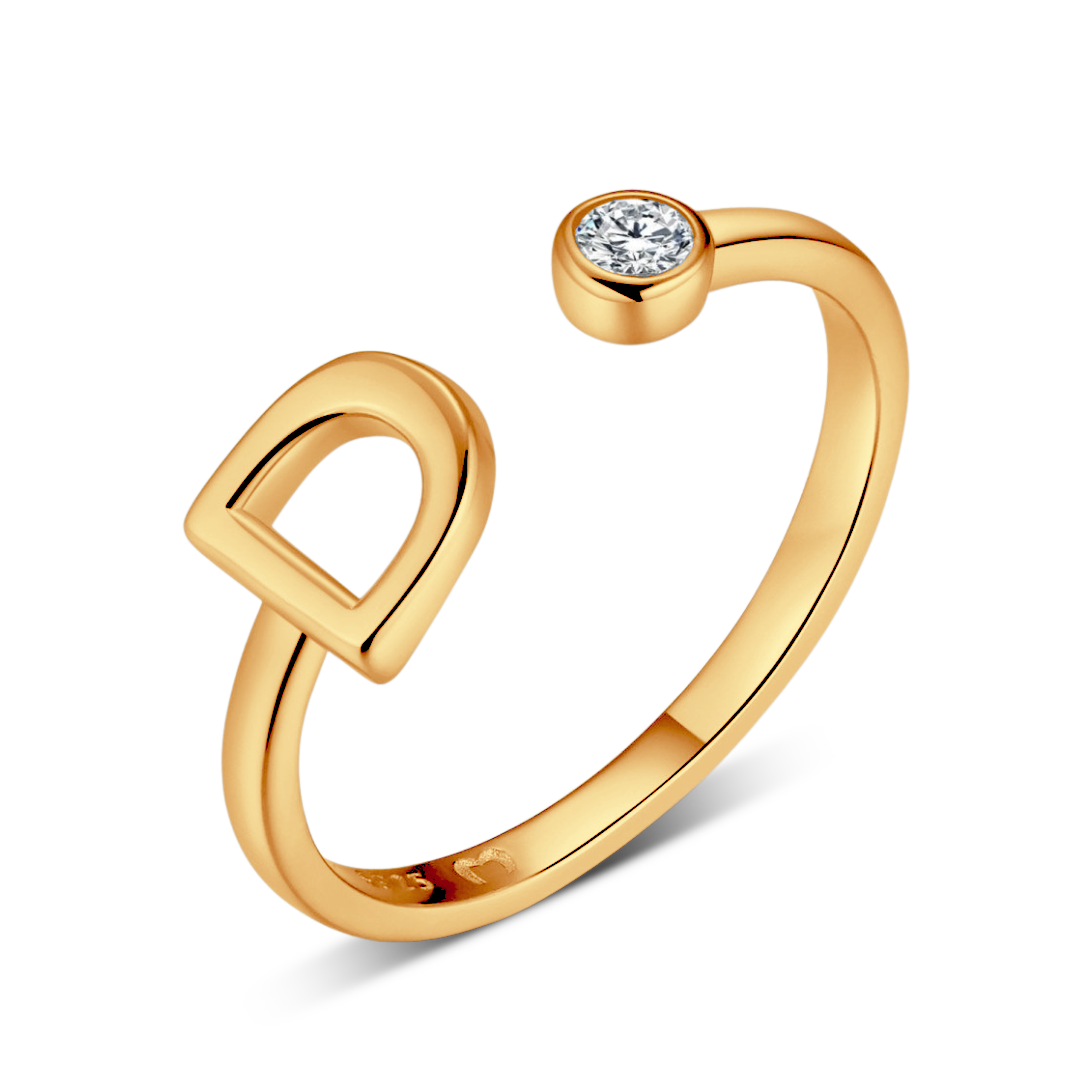 Top Letter Ring