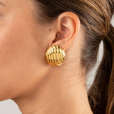 Golden Wave Earrings