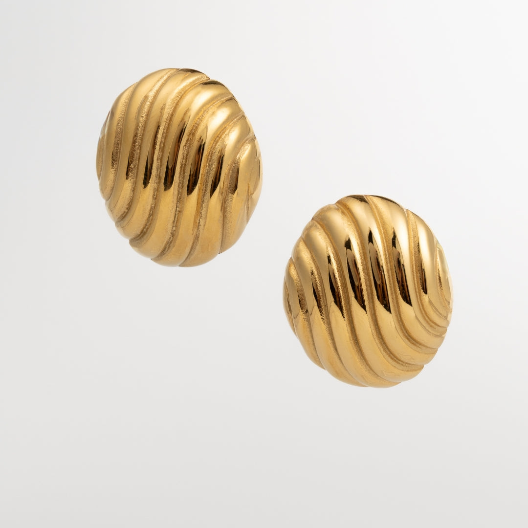 Golden Wave Earrings