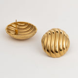 Golden Wave Earrings