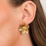 Golden Flower Earrings