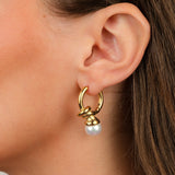 Twist & Pearl Earrings
