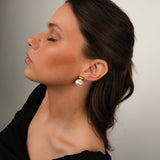 Golden Pearl Earrings