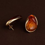 Amber Flames Earrings