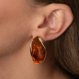 Amber Flames Earrings