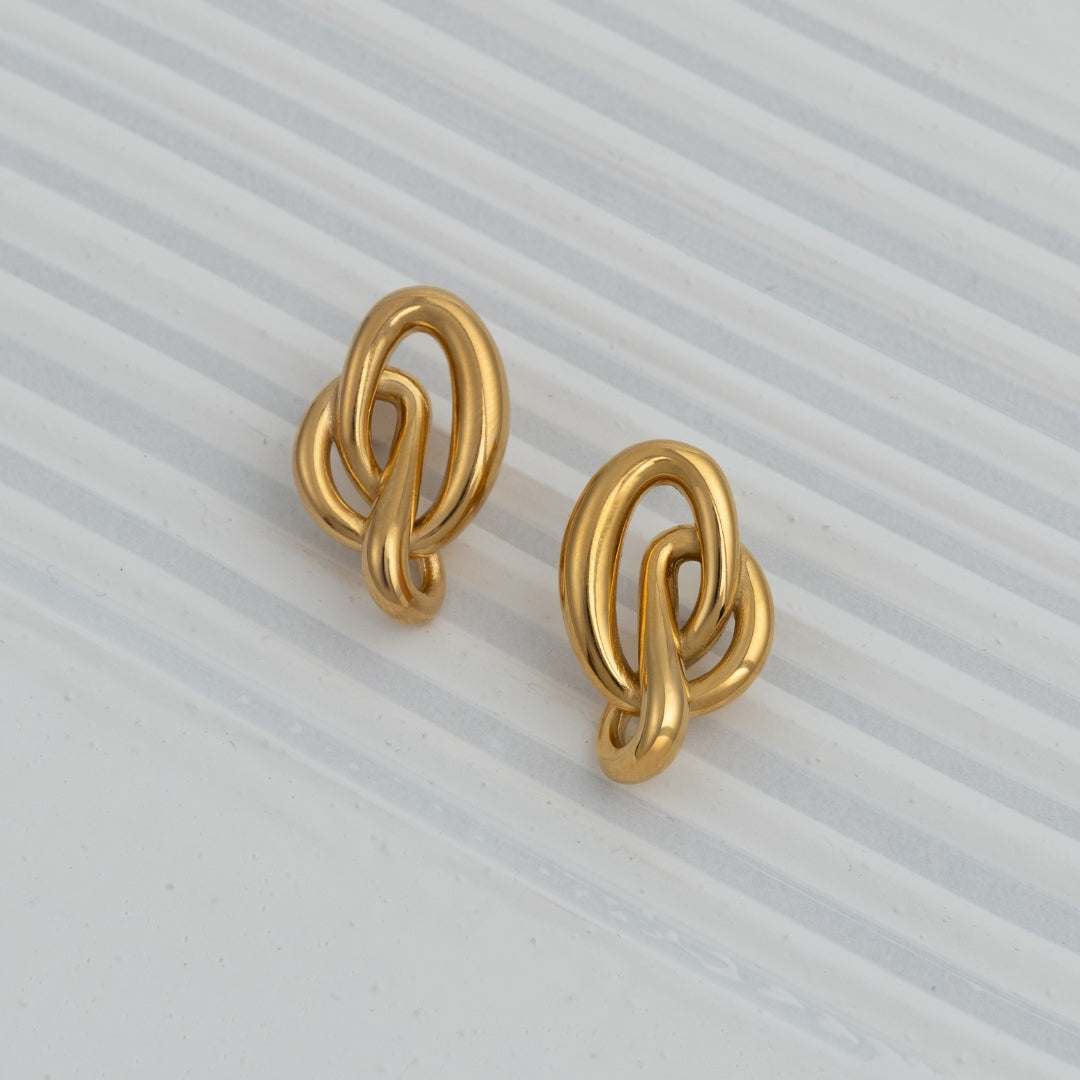Chrome Flow Earrings
