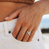 Crossed Bands Ring