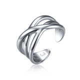 Crossed Bands Ring