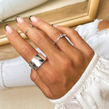 Oval Zirconia Ring