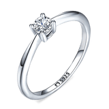 Solitaire Zirconia Ring