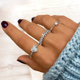 Solitaire Zirconia Ring