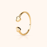 Double Heart Ring