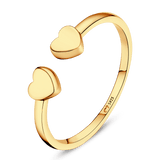 Double Heart Ring