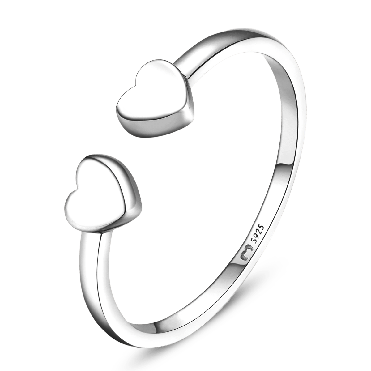Double Heart Ring