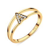 Gold Initial Ring