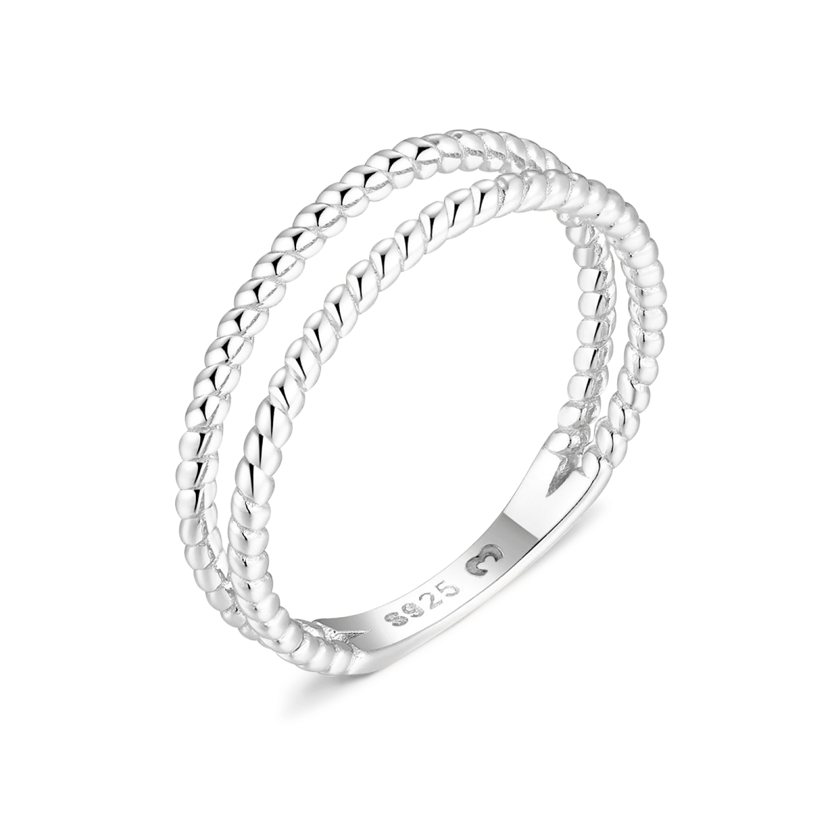 Braided Lines Ring