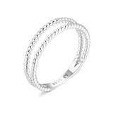 Braided Lines Ring